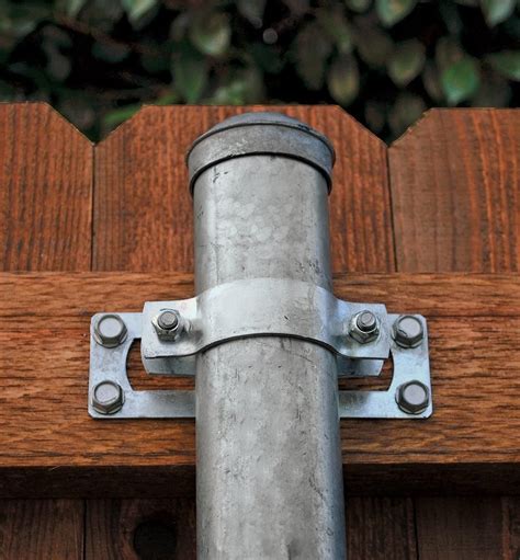 metal bracket for horizontal extension|outdoor essentials fence post brackets.